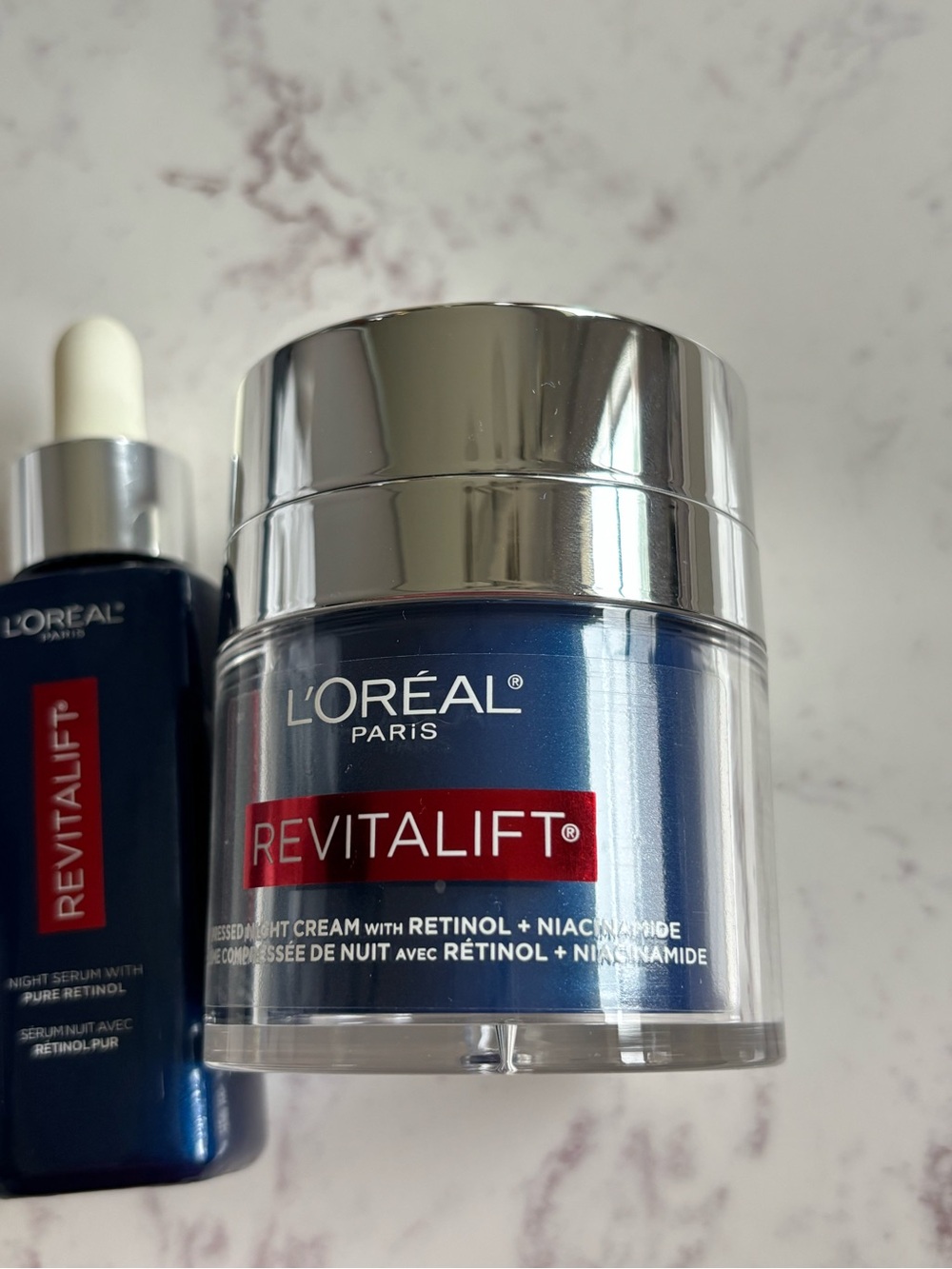 L’Oréal Paris Revitalift Night Serum with Pure Retinol and Pressed Night Cream - Picture 3 of 6